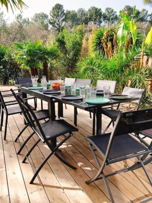 Villa Arcachon 12 Pers Avec Piscine Chauffee 1 Mai Au 30 Sept Dış mekan fotoğraf